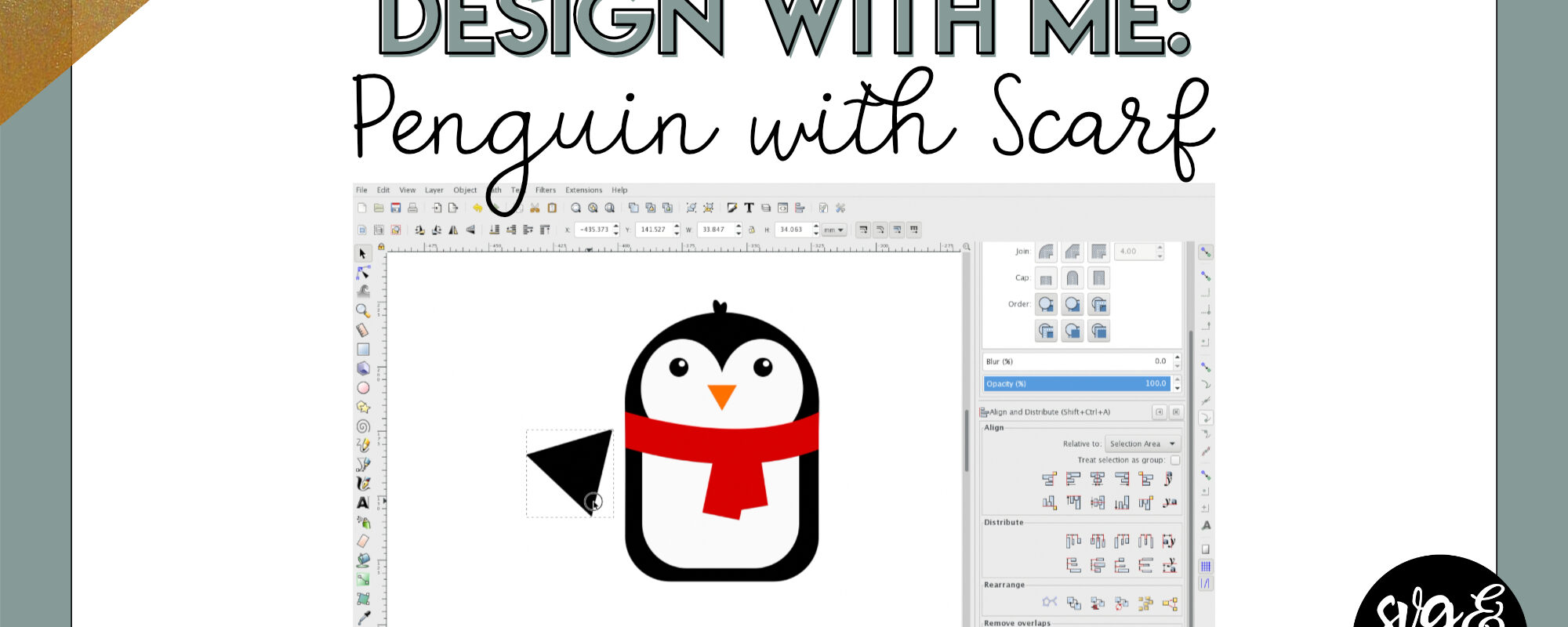 Design with Me: Penguin with Scarf