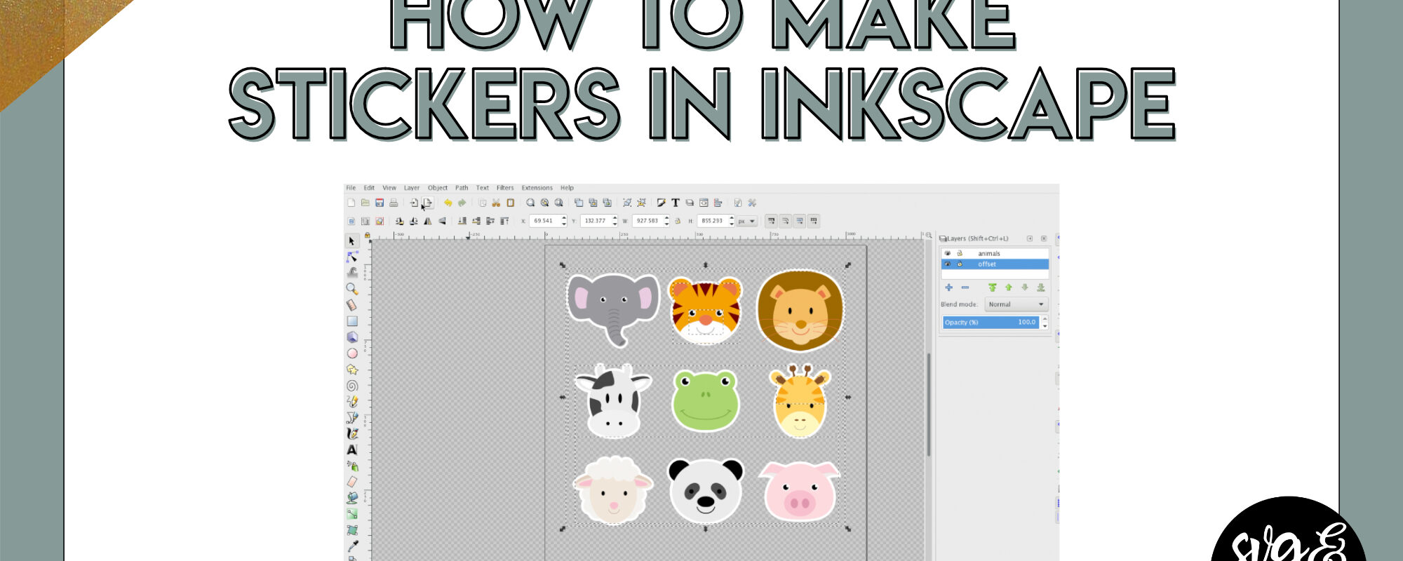 How to Make Stickers in Inkscape
