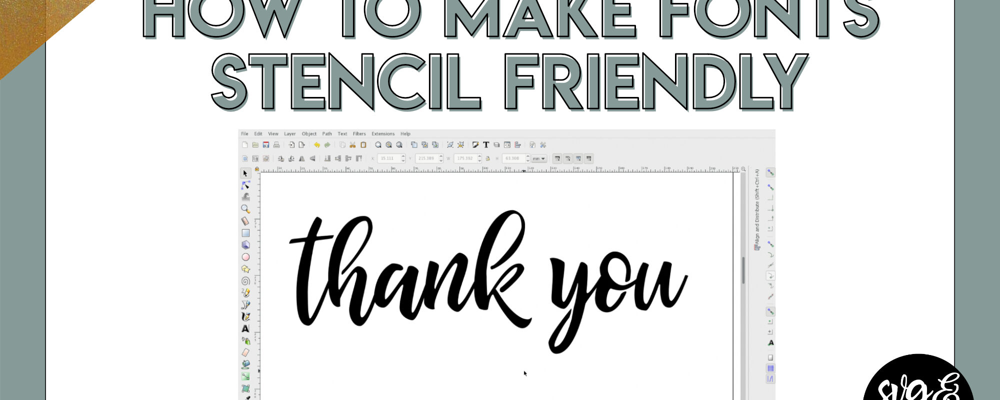 How to Make Fonts Stencil Friendly