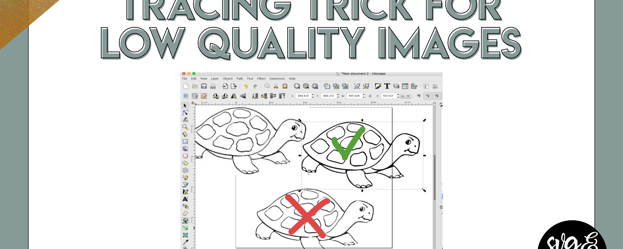 Secret Trick for Tracing Low Quality Images