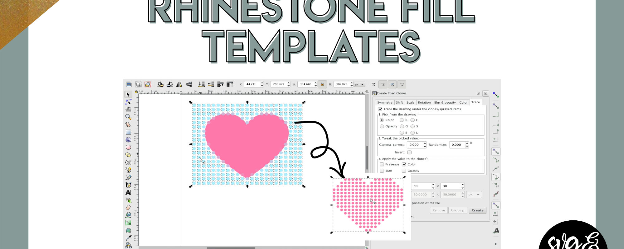 How to Create Rhinestone Fill Templates