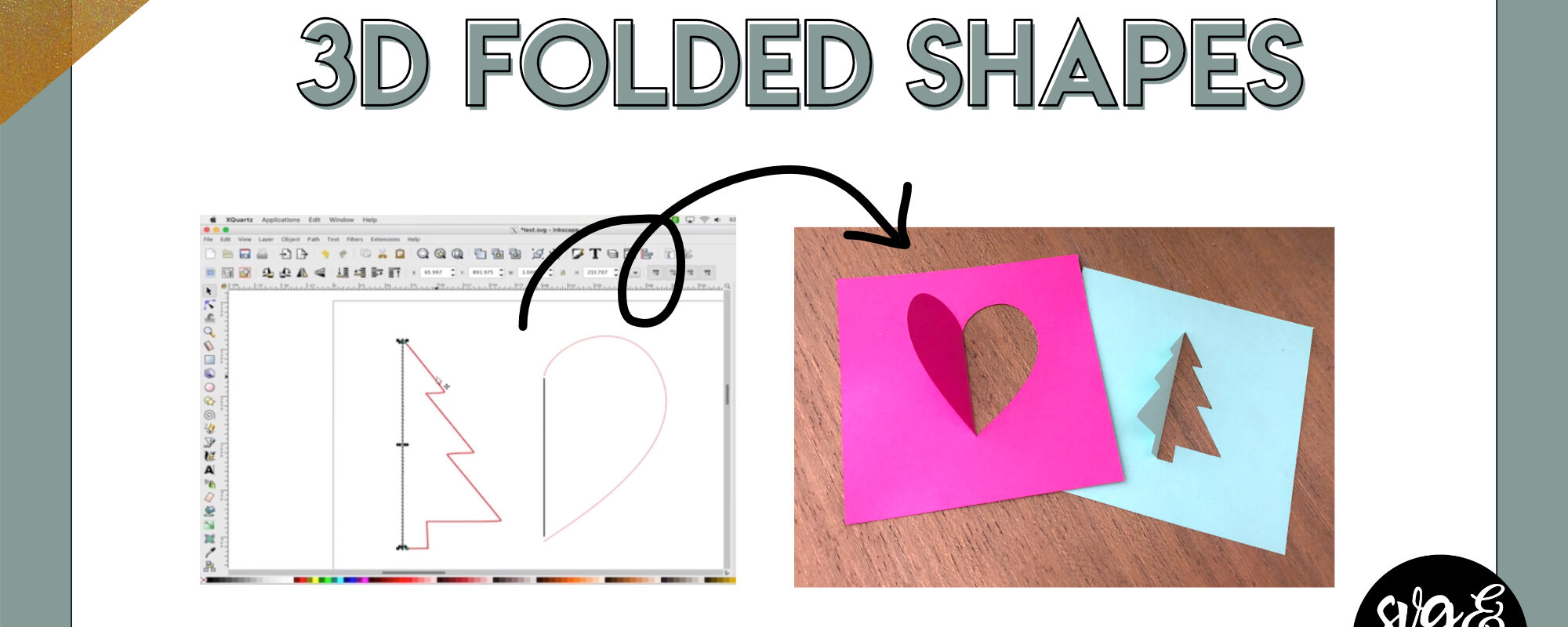 How to Create 3D Folded Shapes in Inkscape
