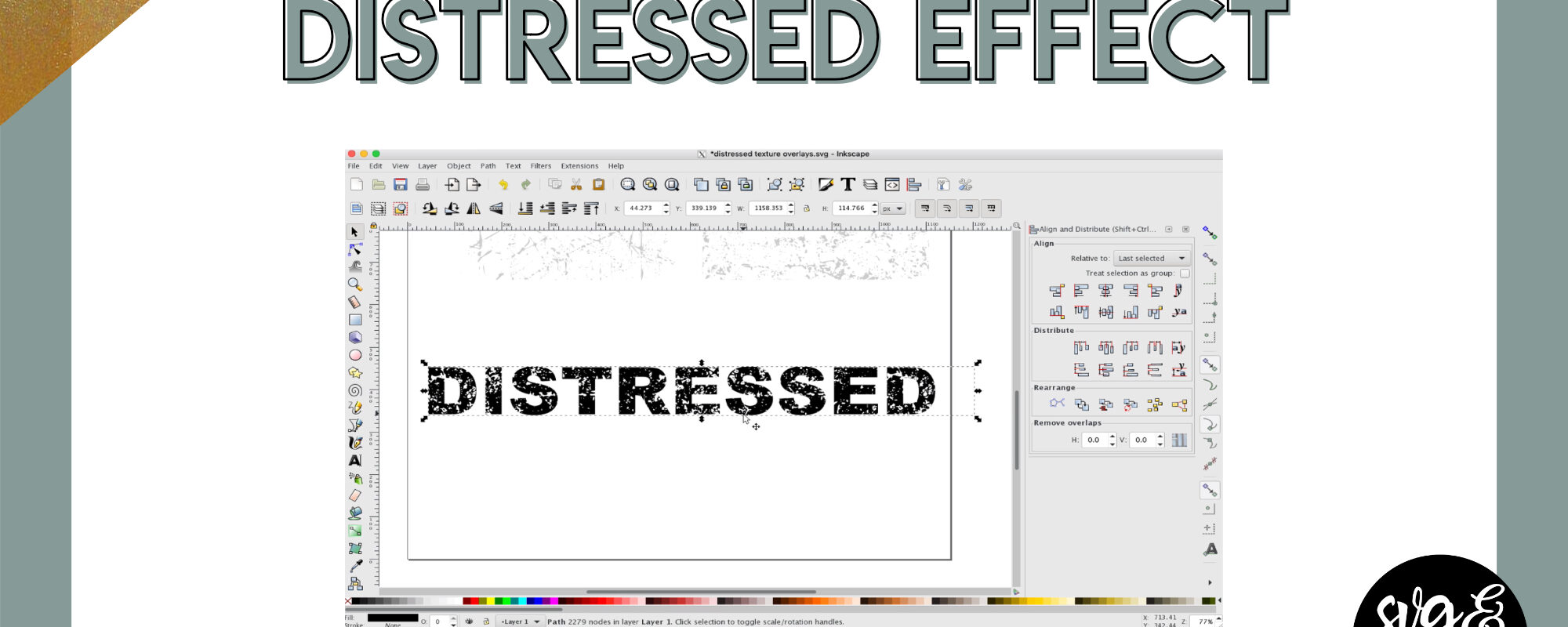 Distressed Effect