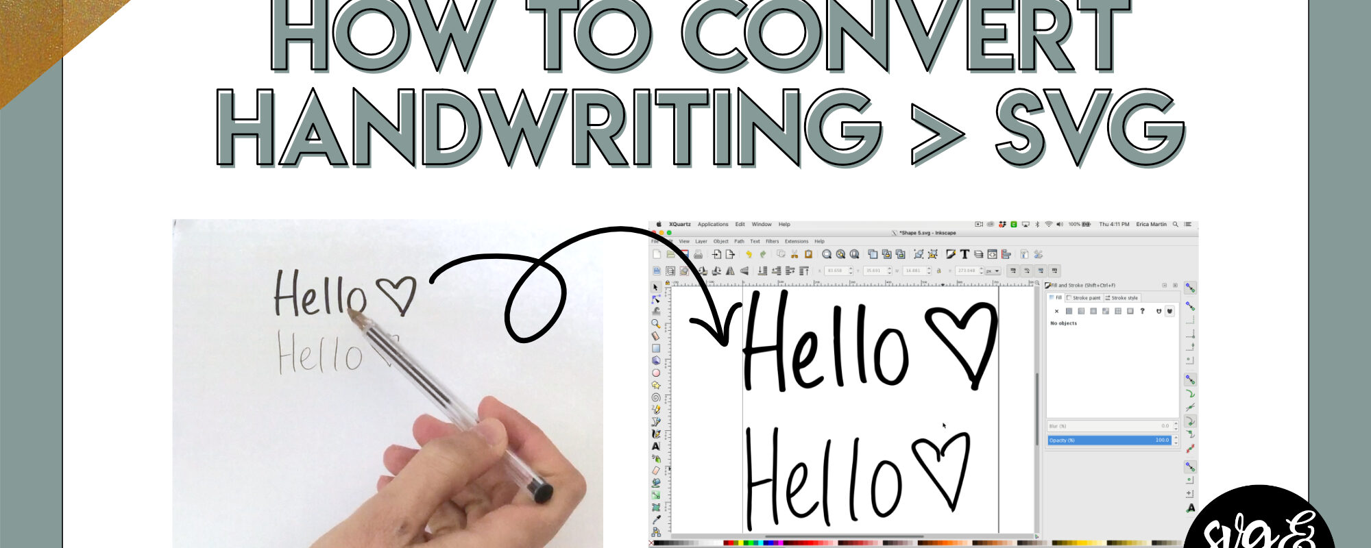 How to Convert Handwriting to a SVG with Adobe Capture
