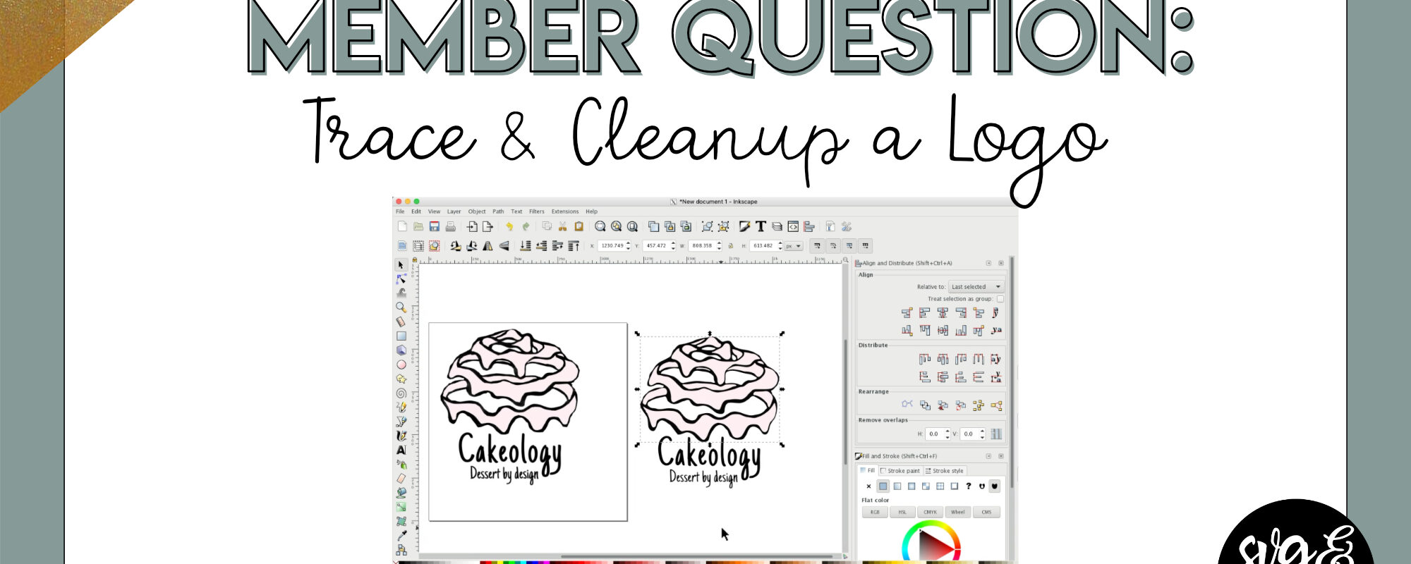 Member Question: Trace & Cleanup a Logo
