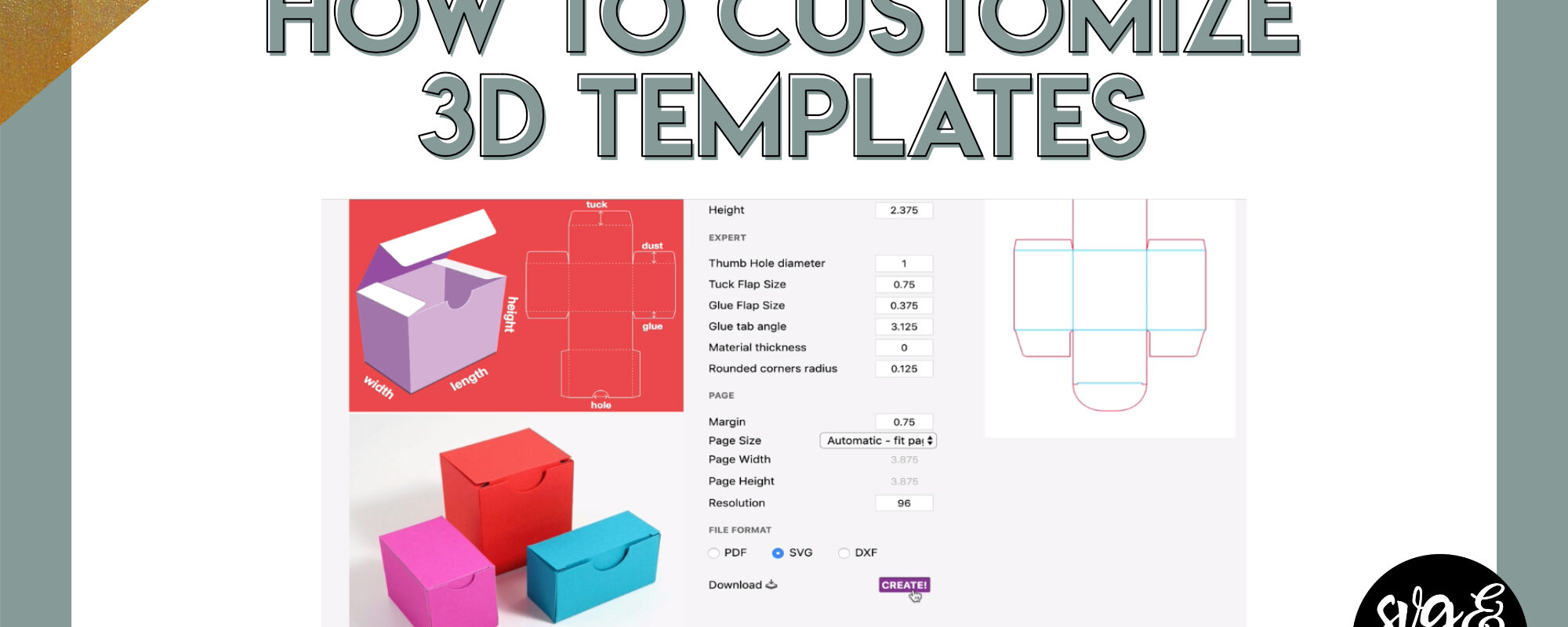 How to Customize 3D Templates