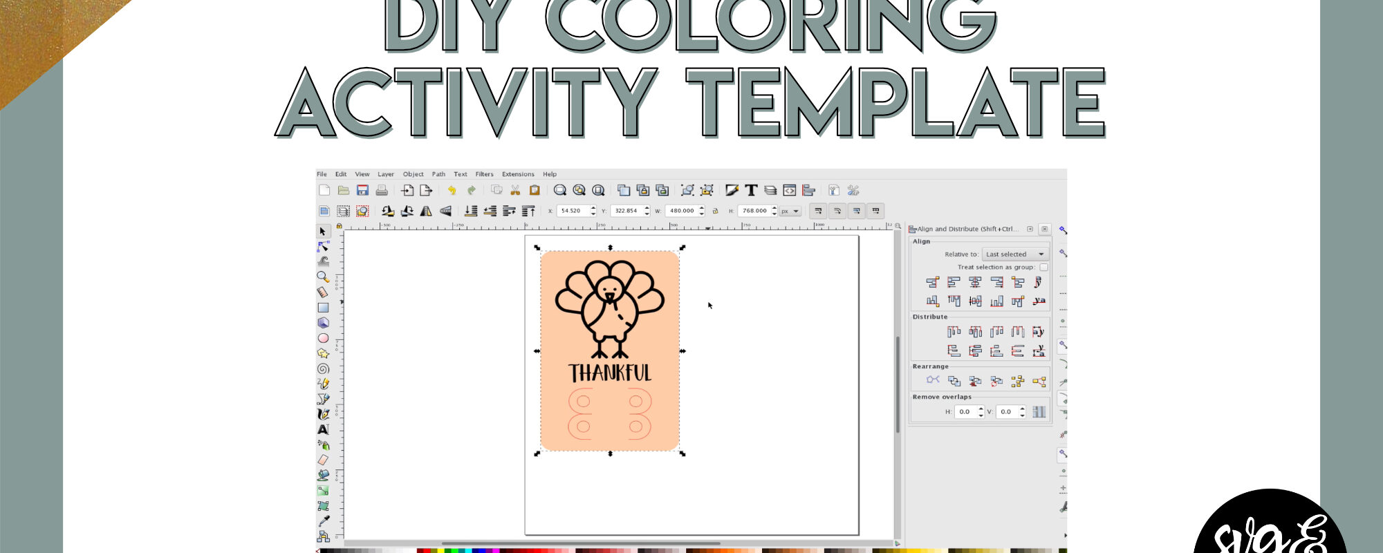 DIY Coloring Activity Template