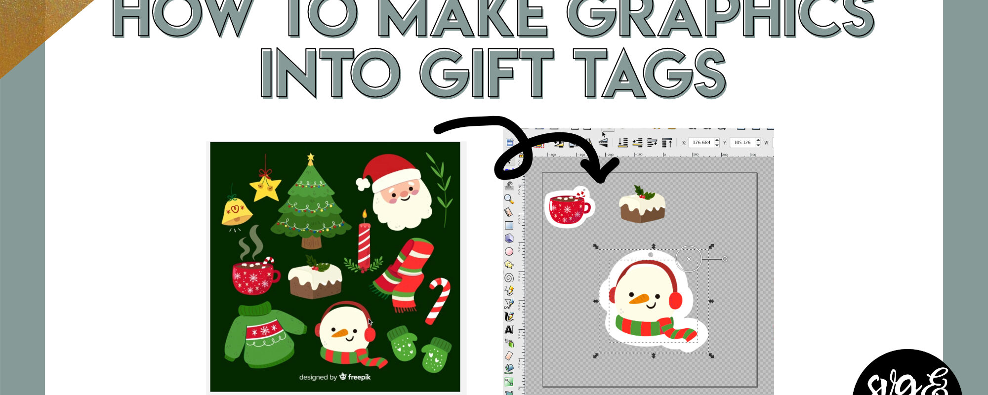 How to Make Graphics into Gift Tags