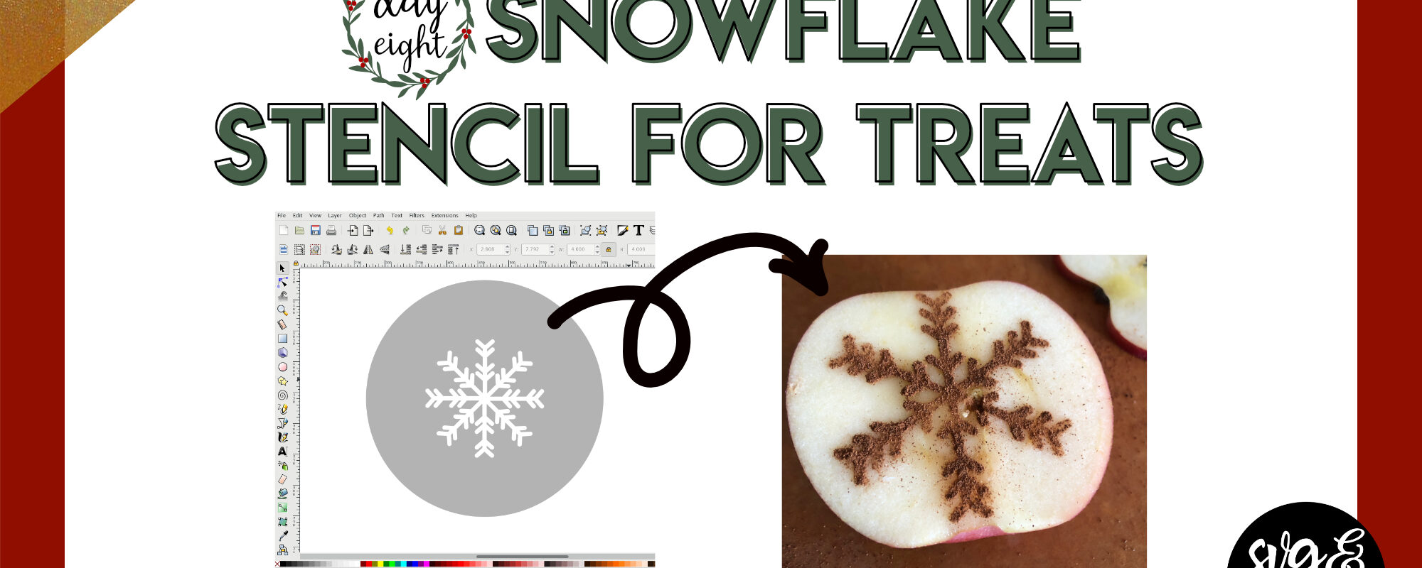 Day 8: Snowflake Stencil