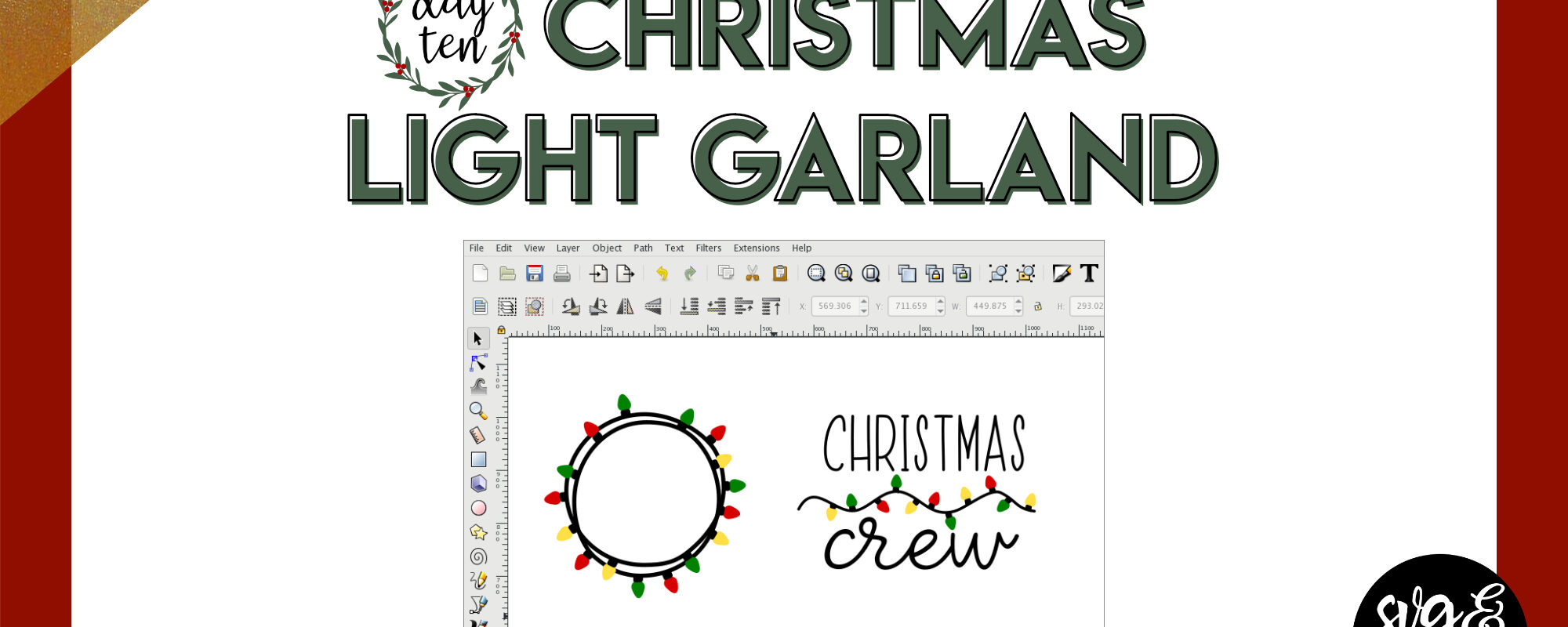 Day 10: Christmas Light Garland