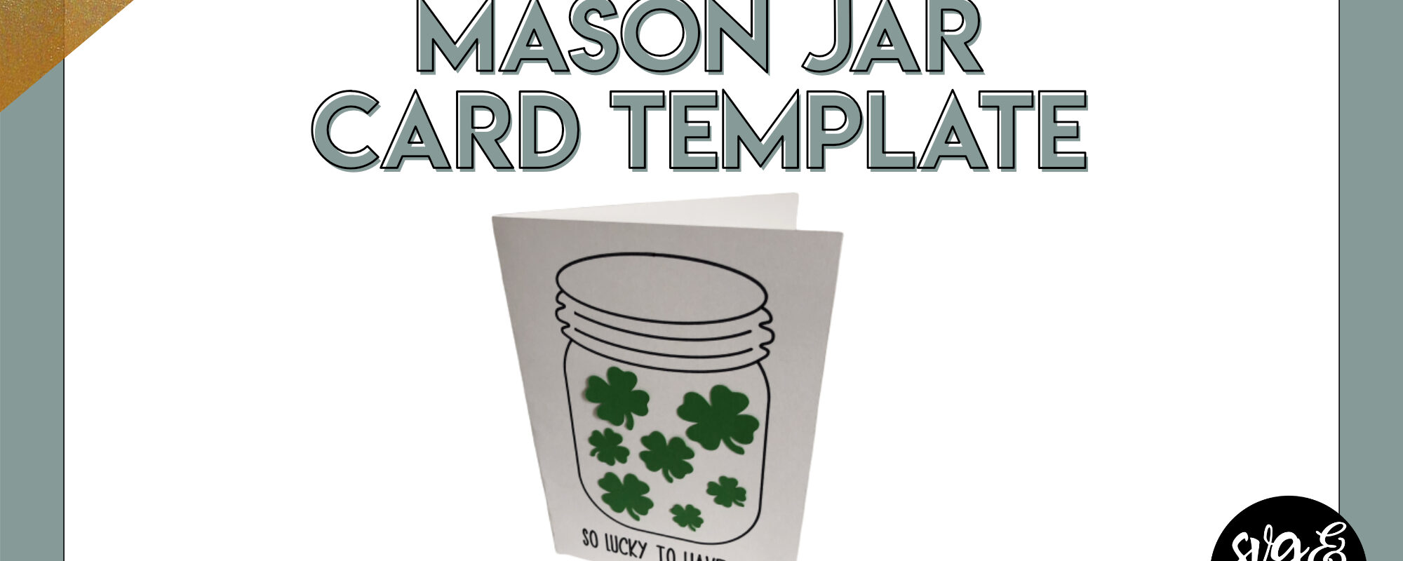 Mason Jar St. Patrick’s Day Card