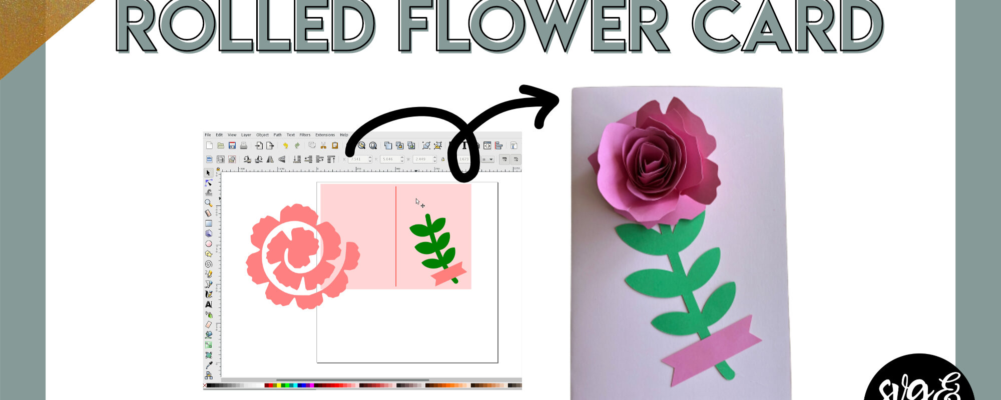 Rolled Flower Card