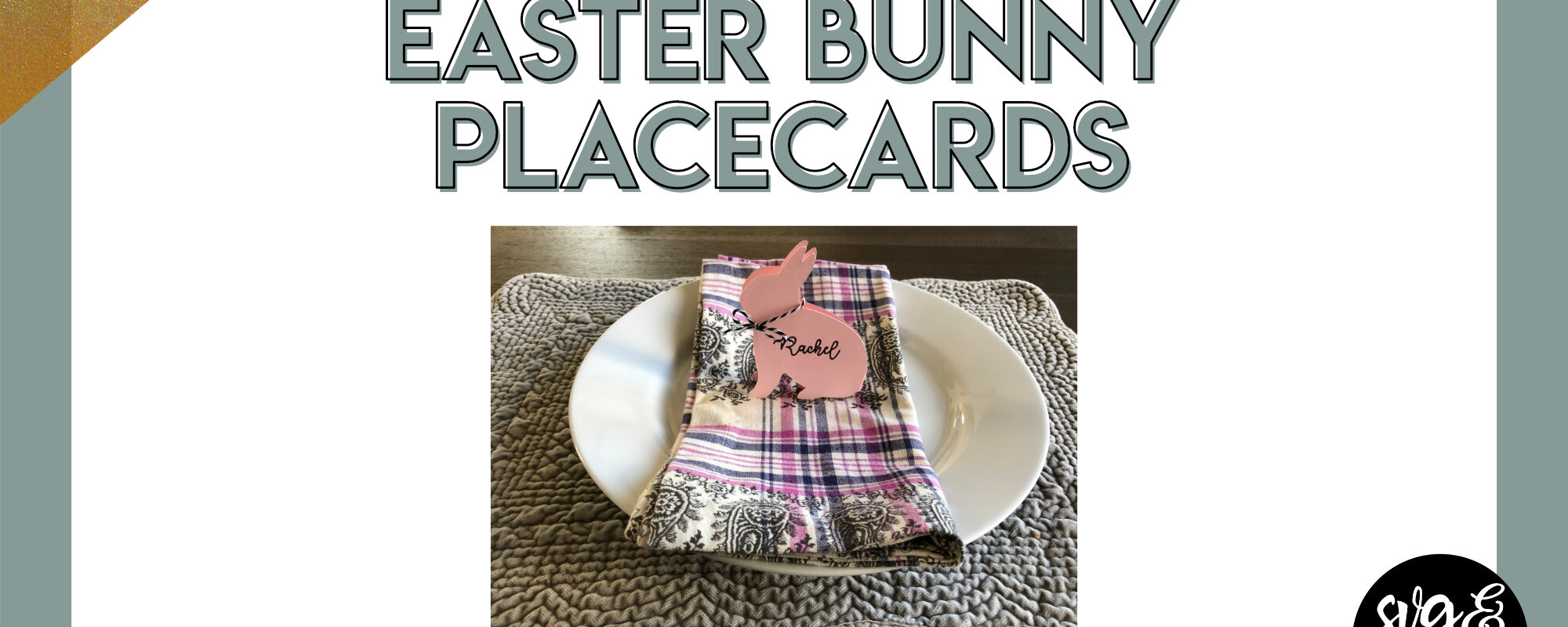 Easter Bunny Placecards