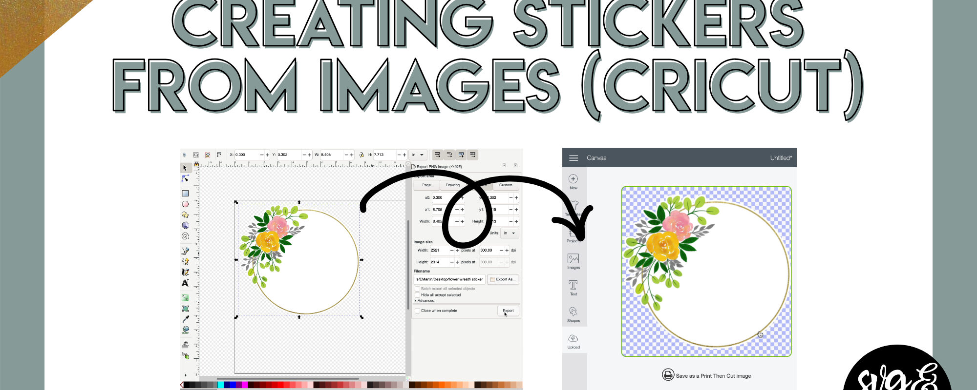 Creating Stickers from Images (Cricut Only)