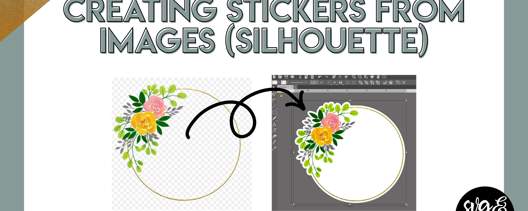 Creating Stickers from Images (Silhouette Only)
