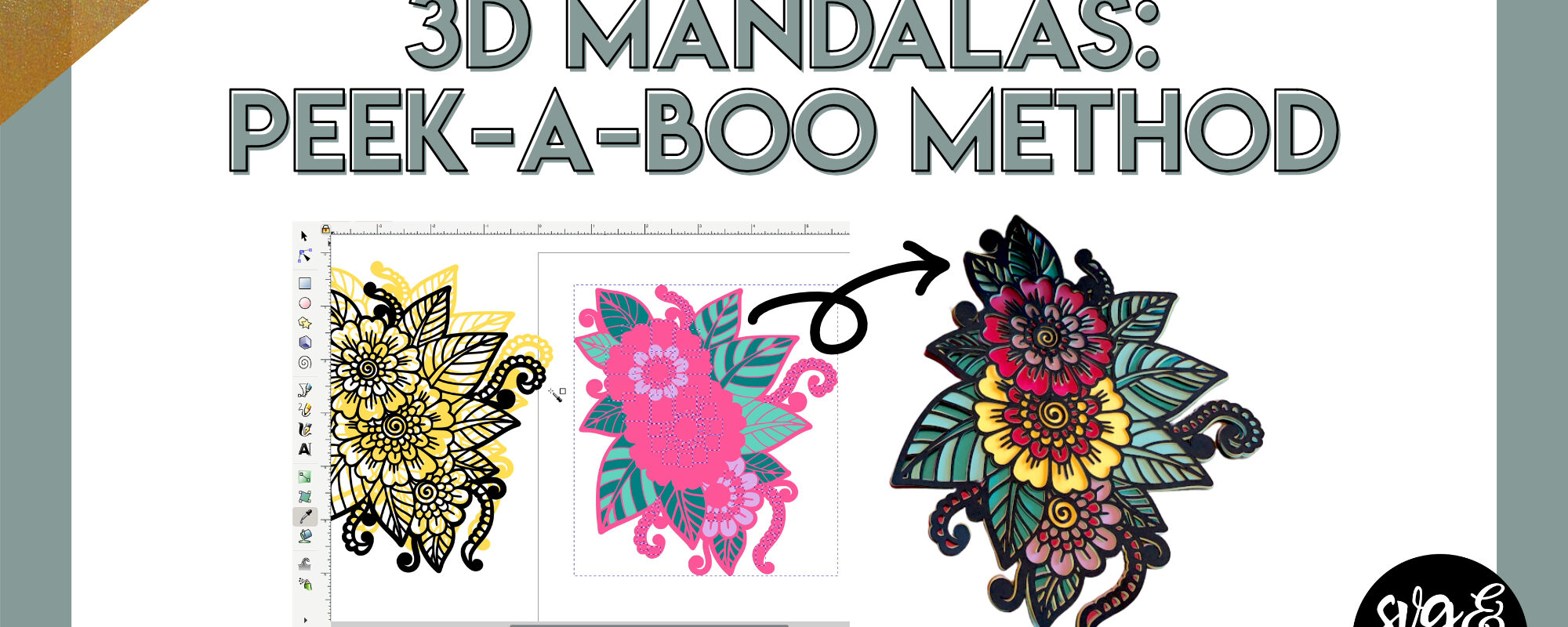 3D Mandalas: Peek-a-Boo Method