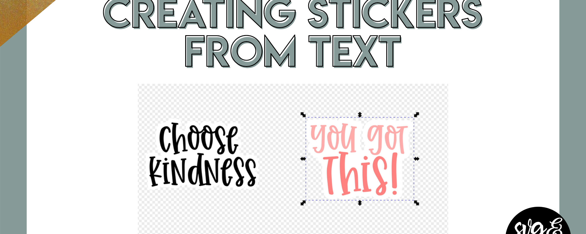 Creating Stickers from Text