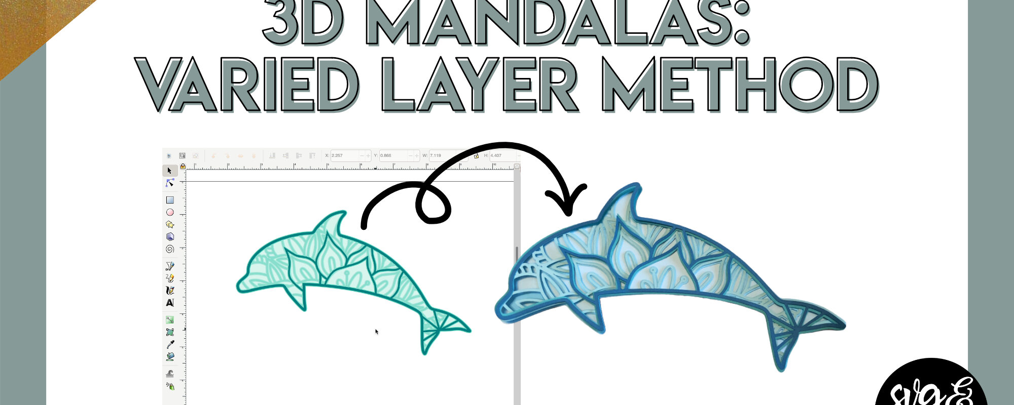3D Mandalas: Varied Layer Method