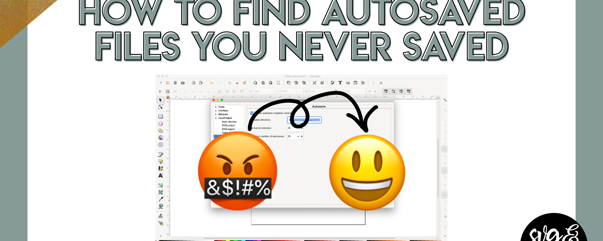 How to Find Autosaved Files in Inkscape (Even if You Never Saved Them)