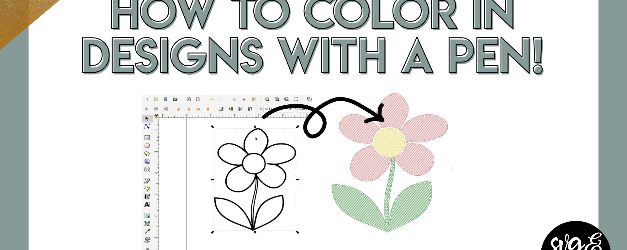 How to Color in Graphics with a Pen