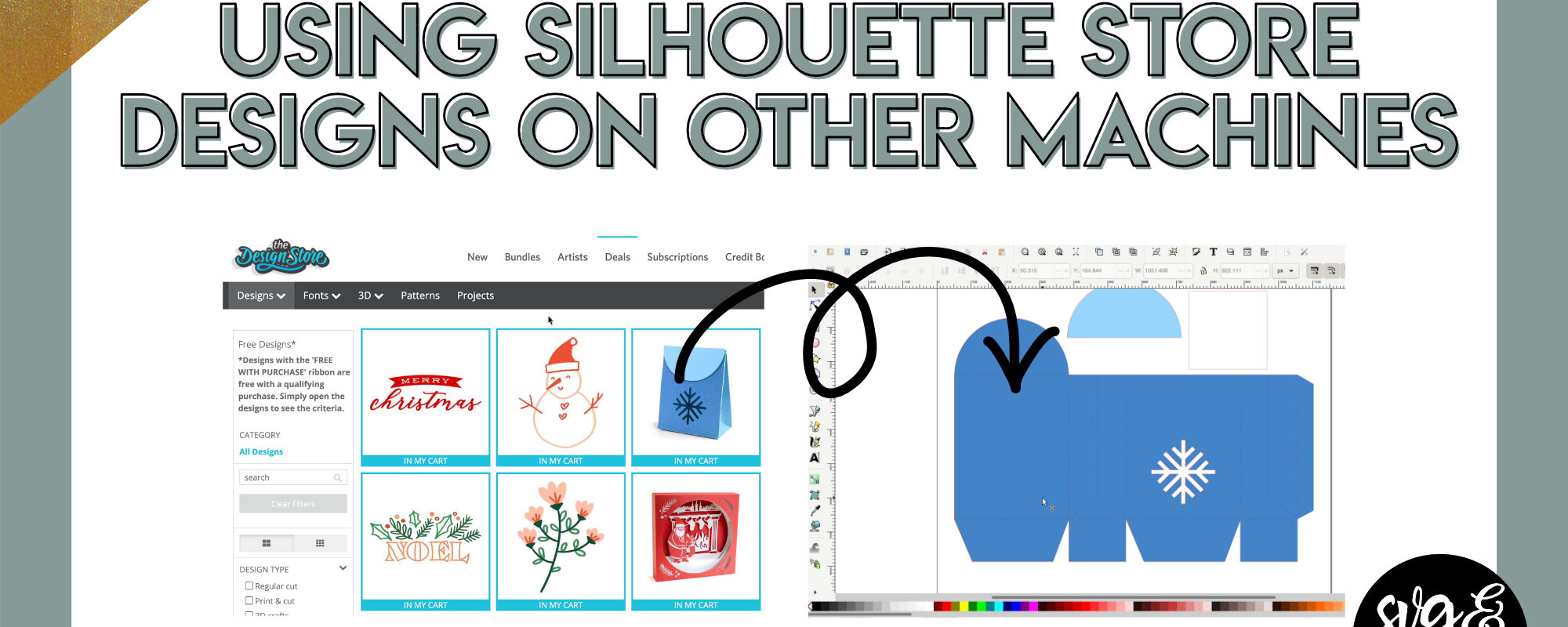 Using Silhouette Store Designs on Other Machines