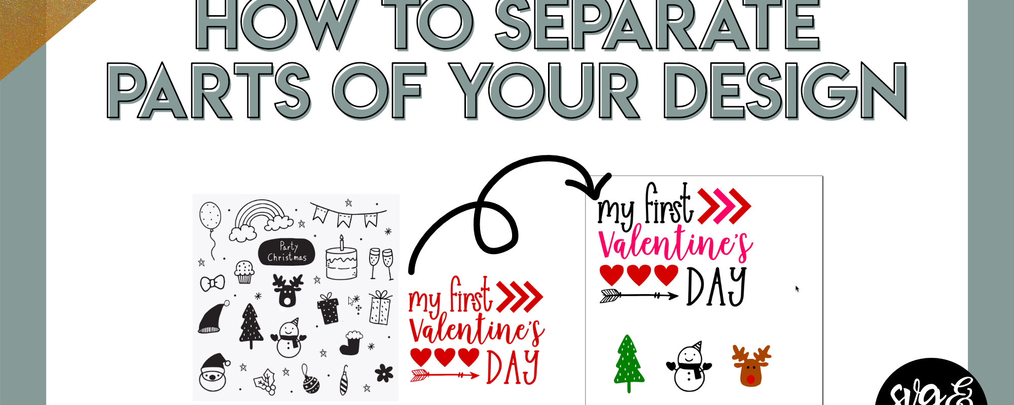 How to Quickly Separate Out Parts of A Design