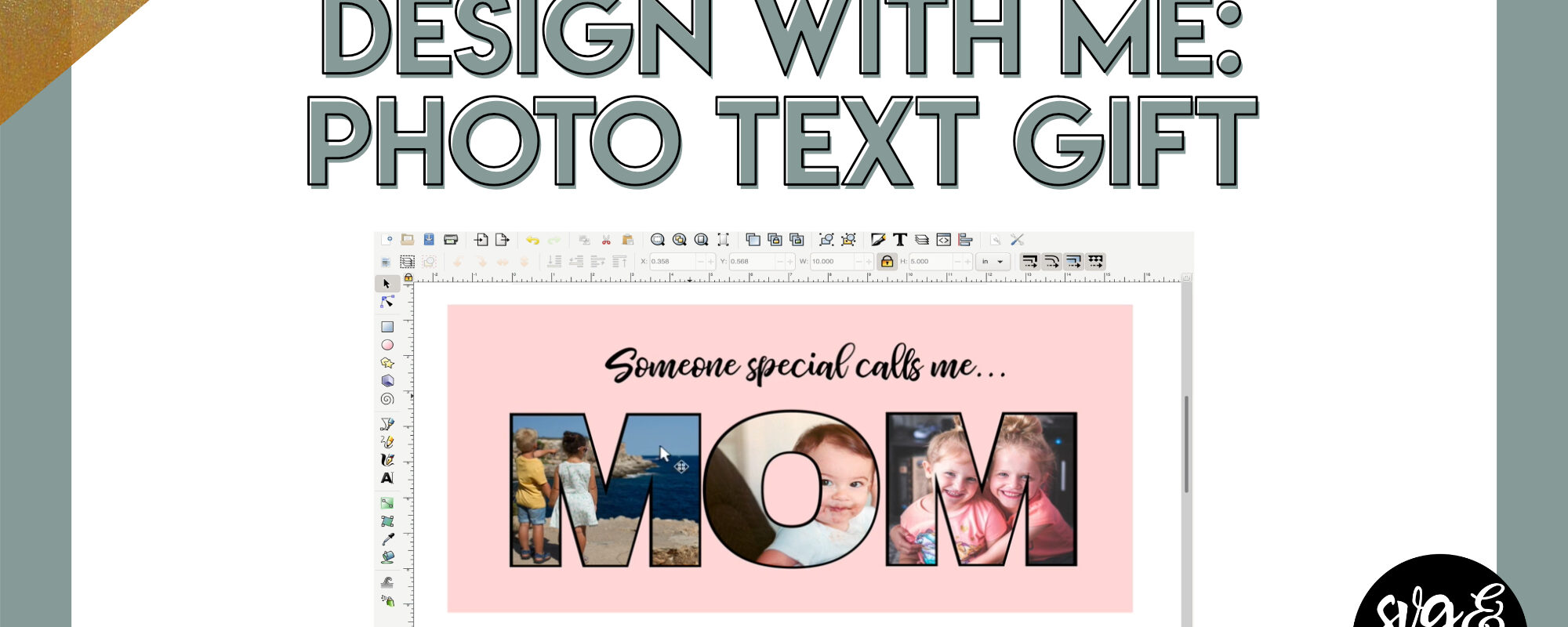 Design with Me: Photo Text Gift