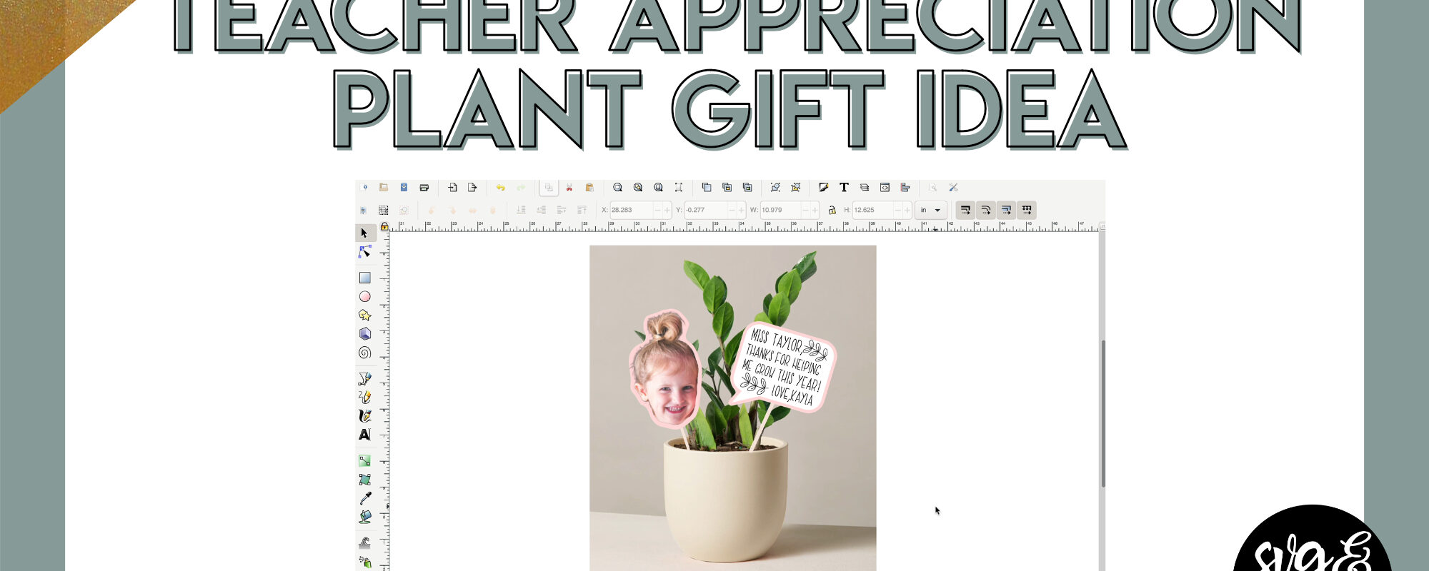 Design With Me: Teacher Appreciation Plant Gift Idea