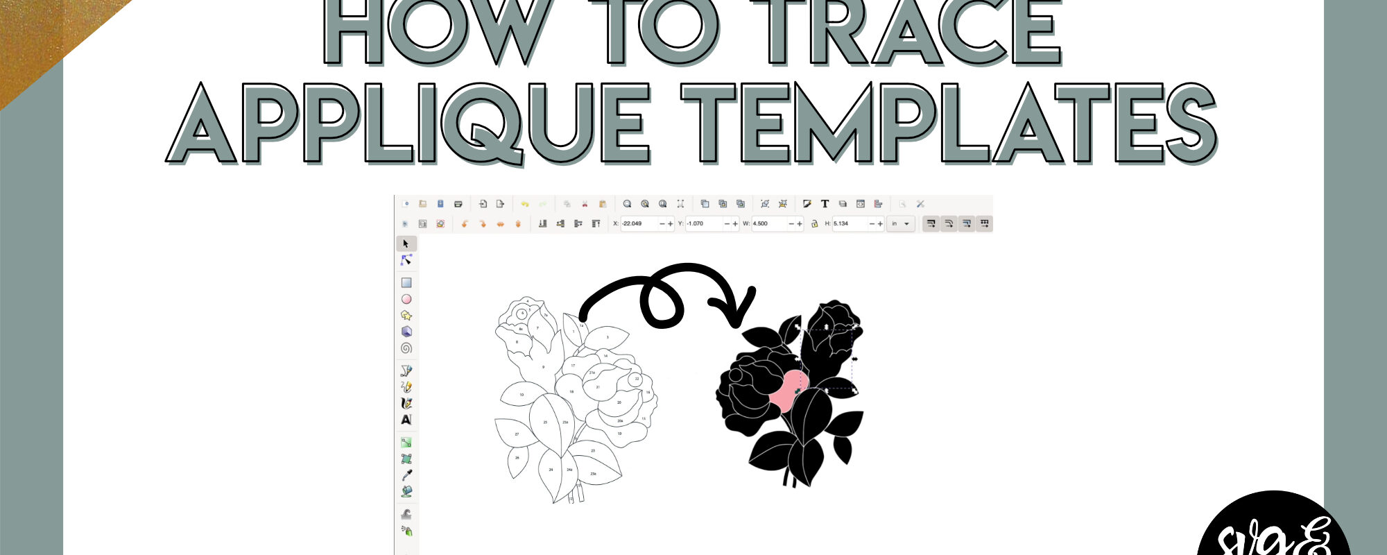 How to Trace Applique Templates