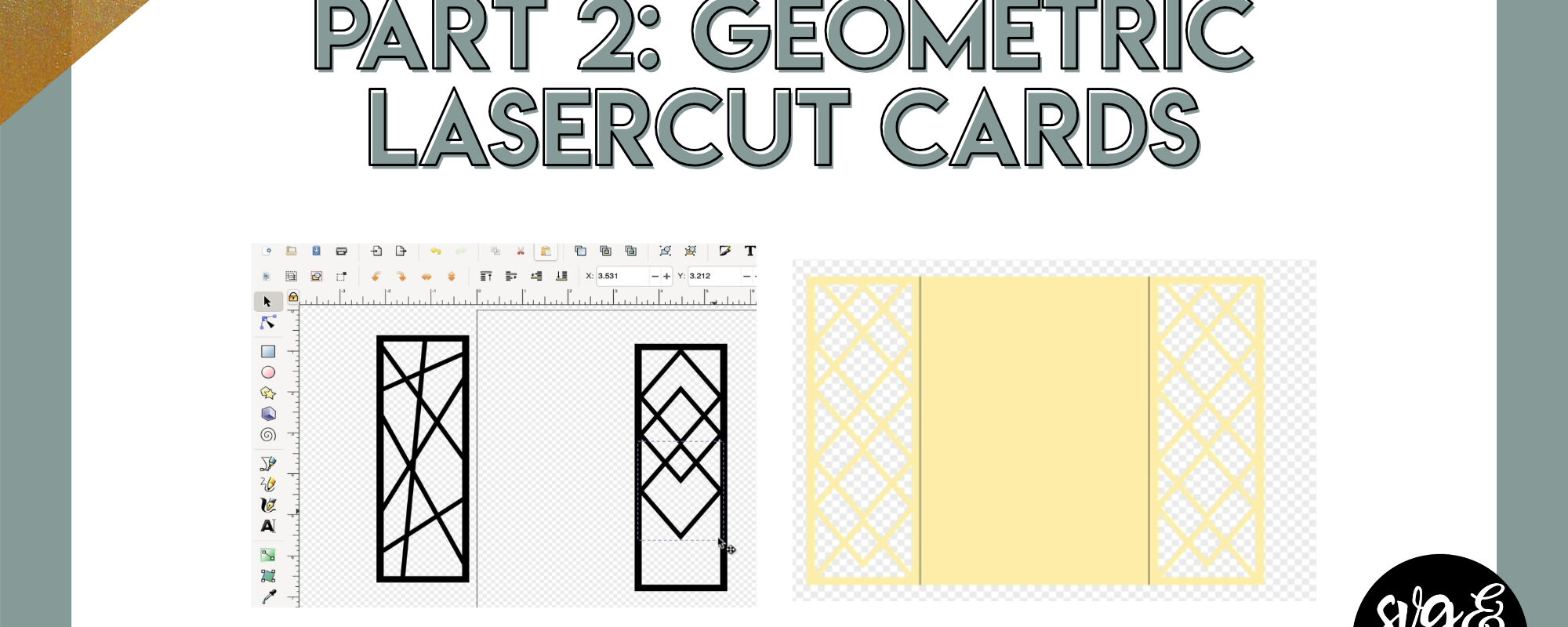 Part 2: Custom Geometric Lasercut Cards