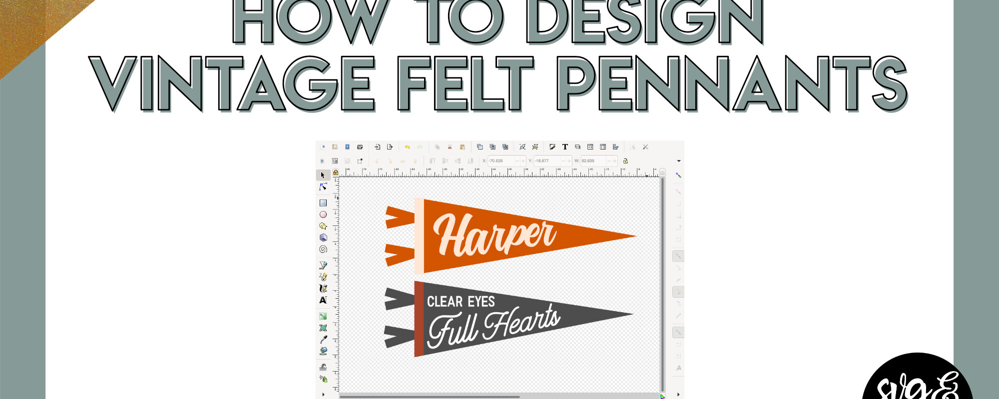 Design with Me: Felt Flag Pennants