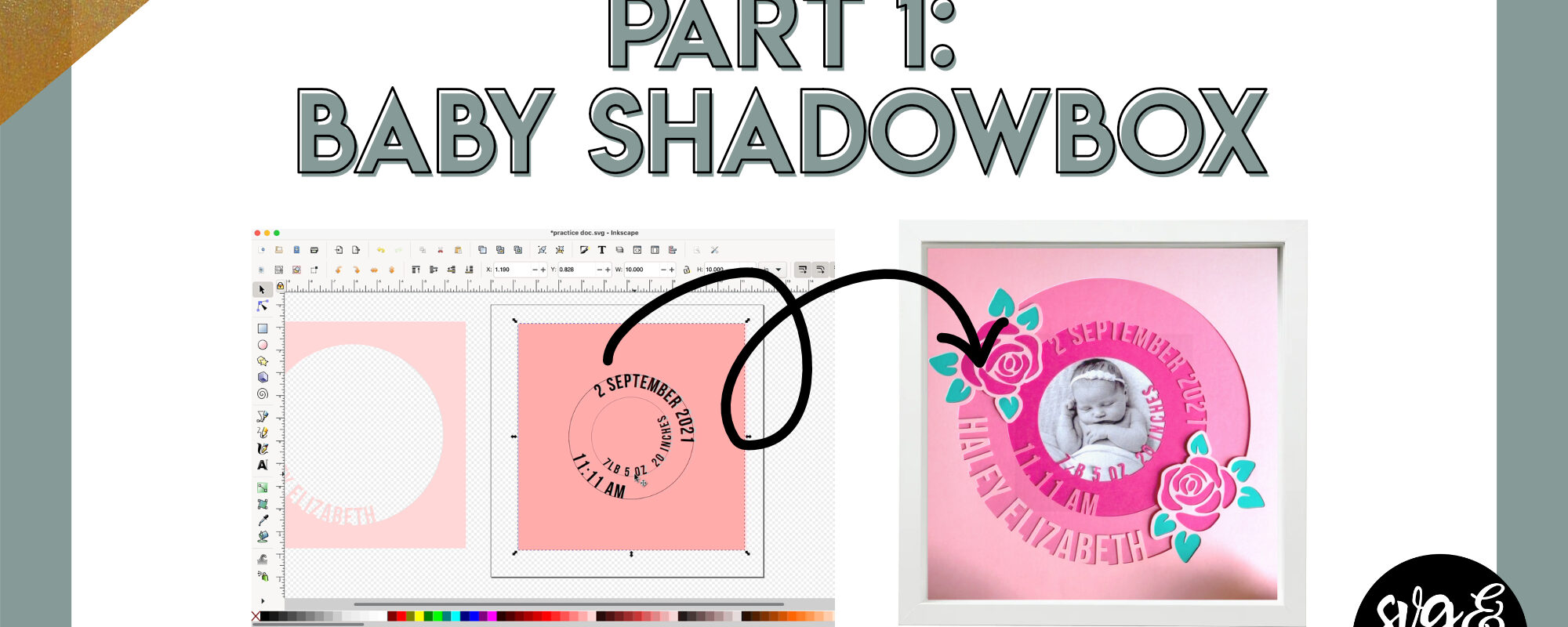 Part 1: Baby Announcement Shadowbox