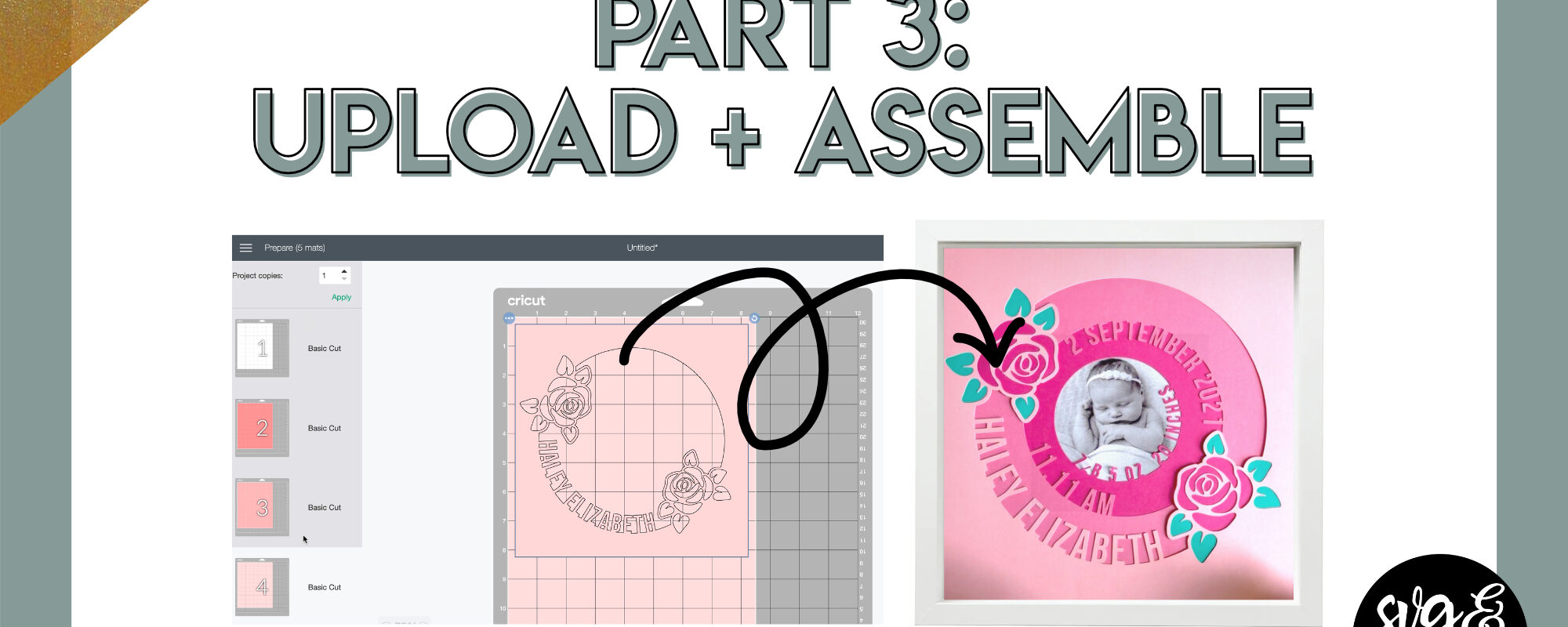 Part 3: Upload & Assemble Your Baby Shadowbox