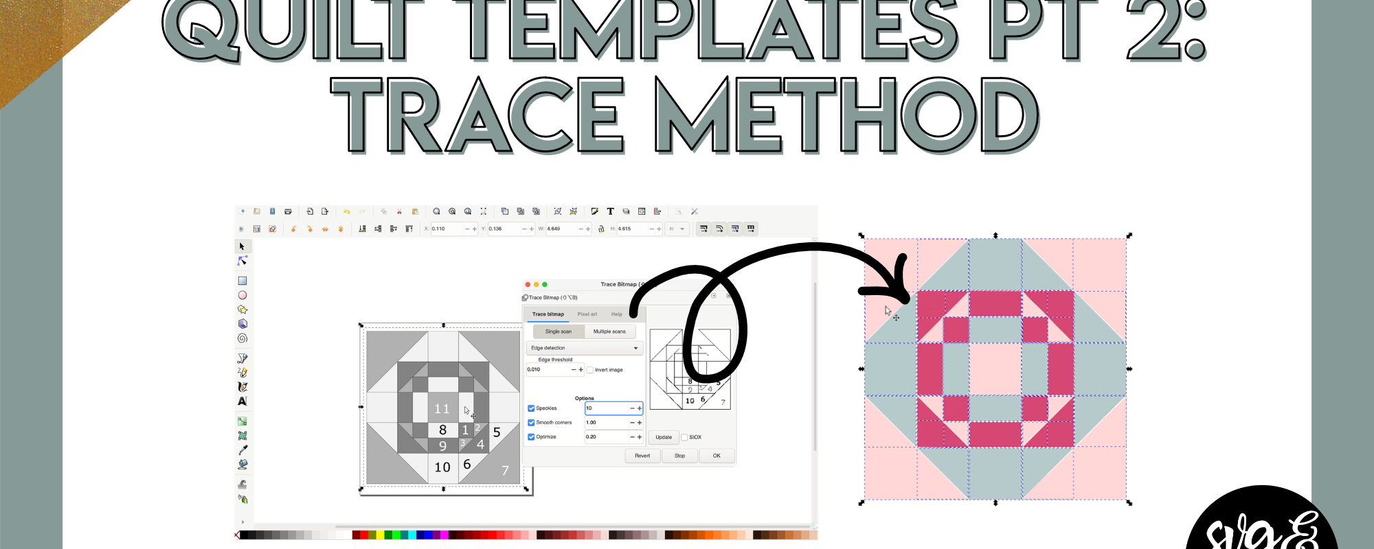 Quilt Templates Part 2: Trace Method