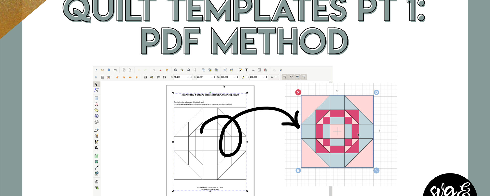 Quilt Templates Part 1: PDF Method