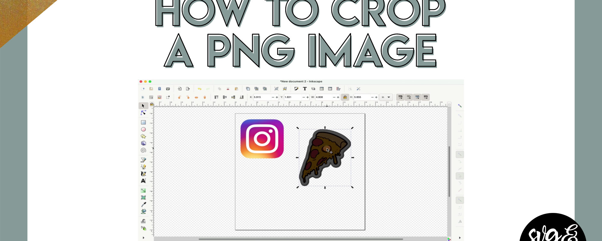 How to Crop a PNG Image in Inkscape