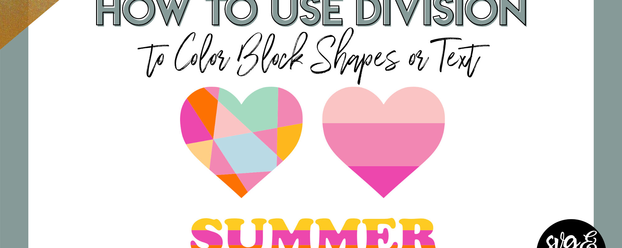 How to Use Division to Color Block Shapes or Text