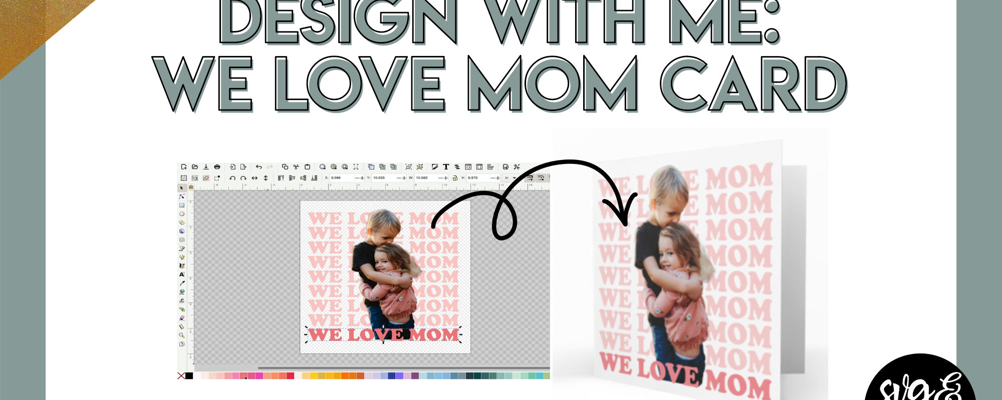 Design With Me: We Love Mom Photo Card