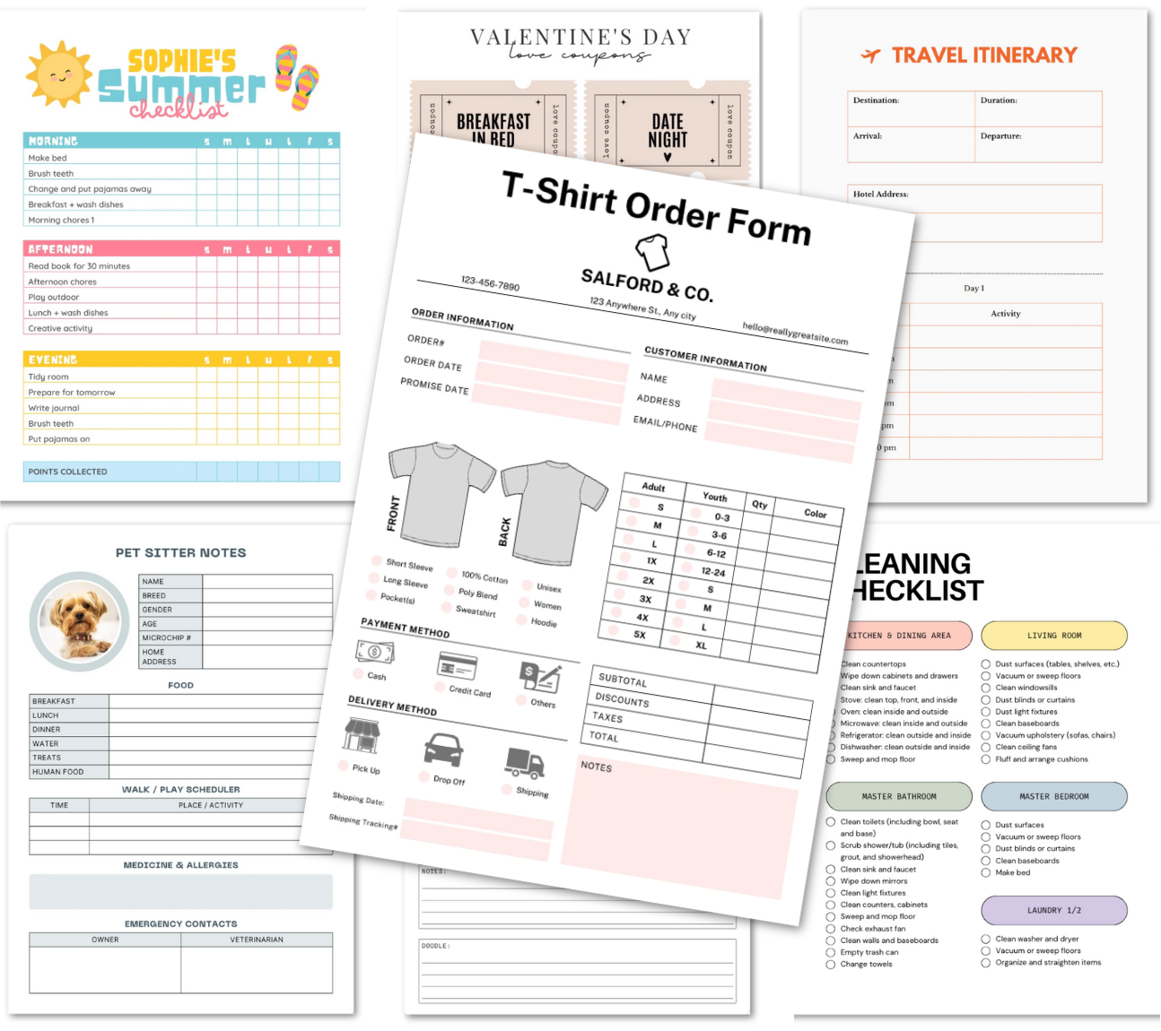 printables examples final
