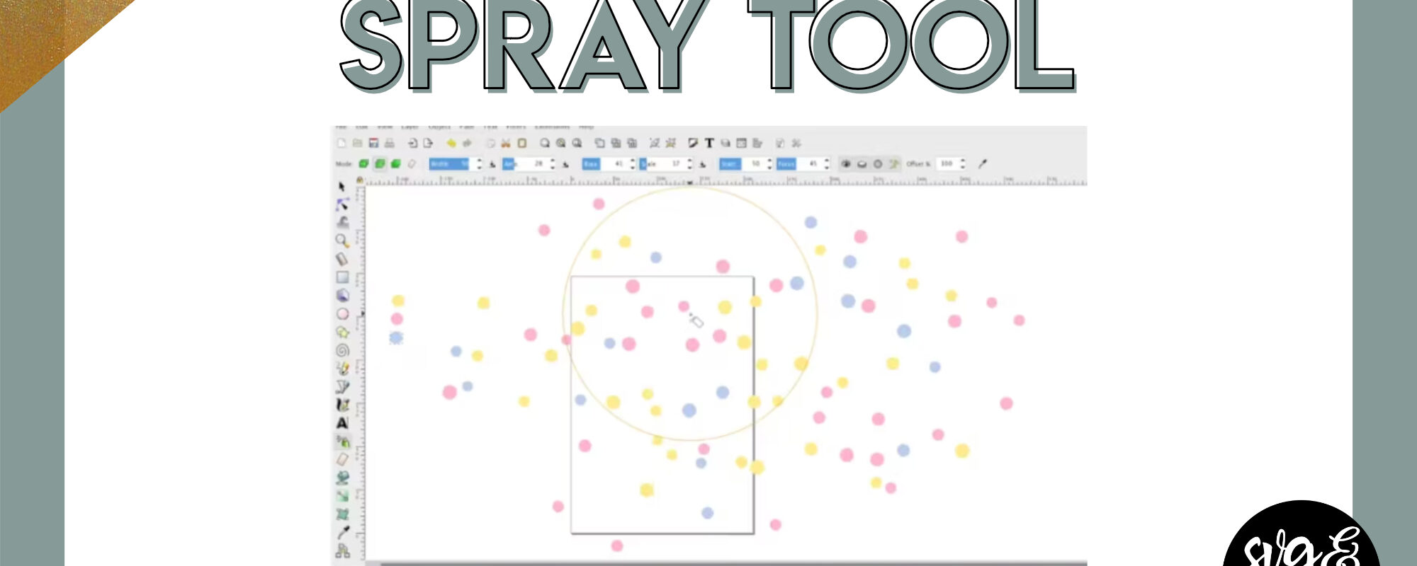 Inkscape’s Spray Tool
