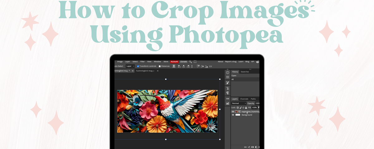 How to Crop Your Images in Photopea