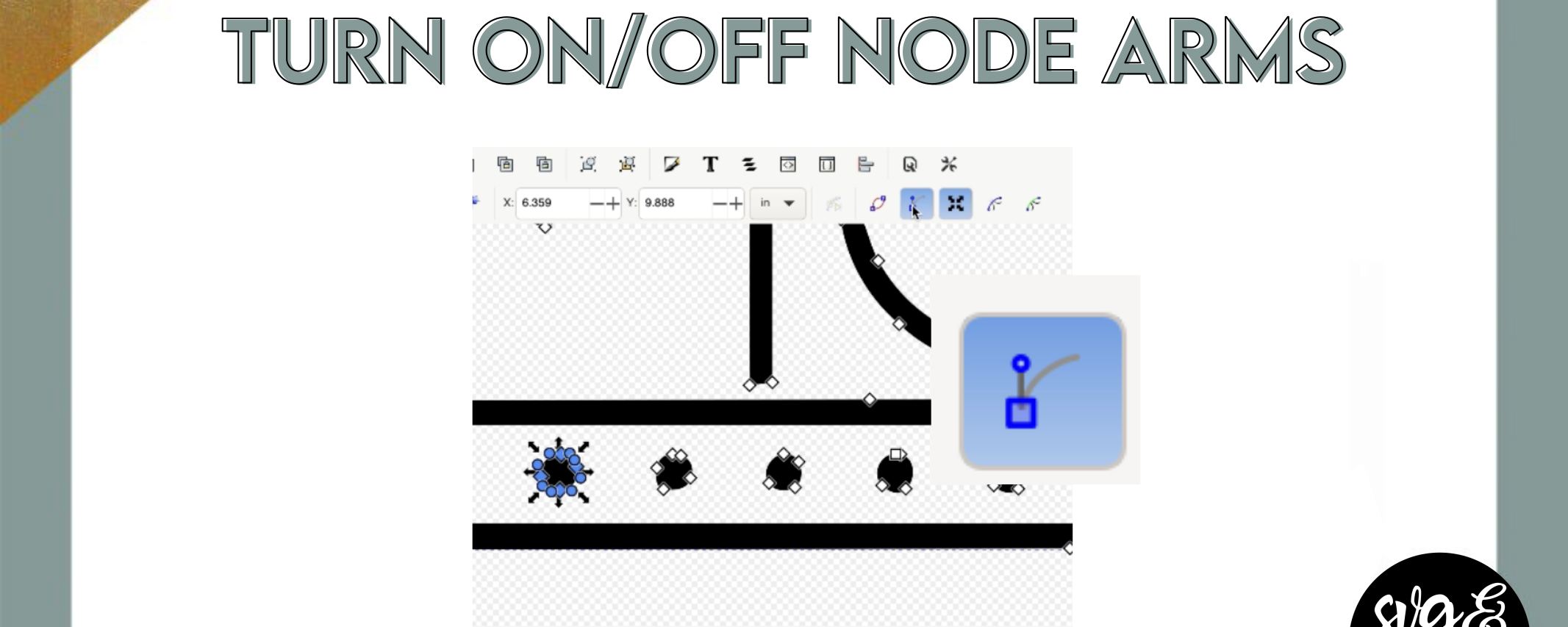 Toggle ON/OFF Node’s Bezier Arms
